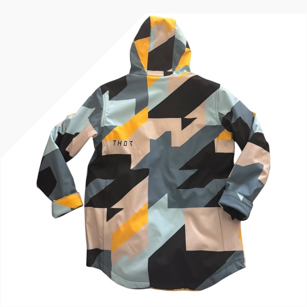 Thor Graphic Jacket Abstract Geometric Print Water Resistant Outdoor